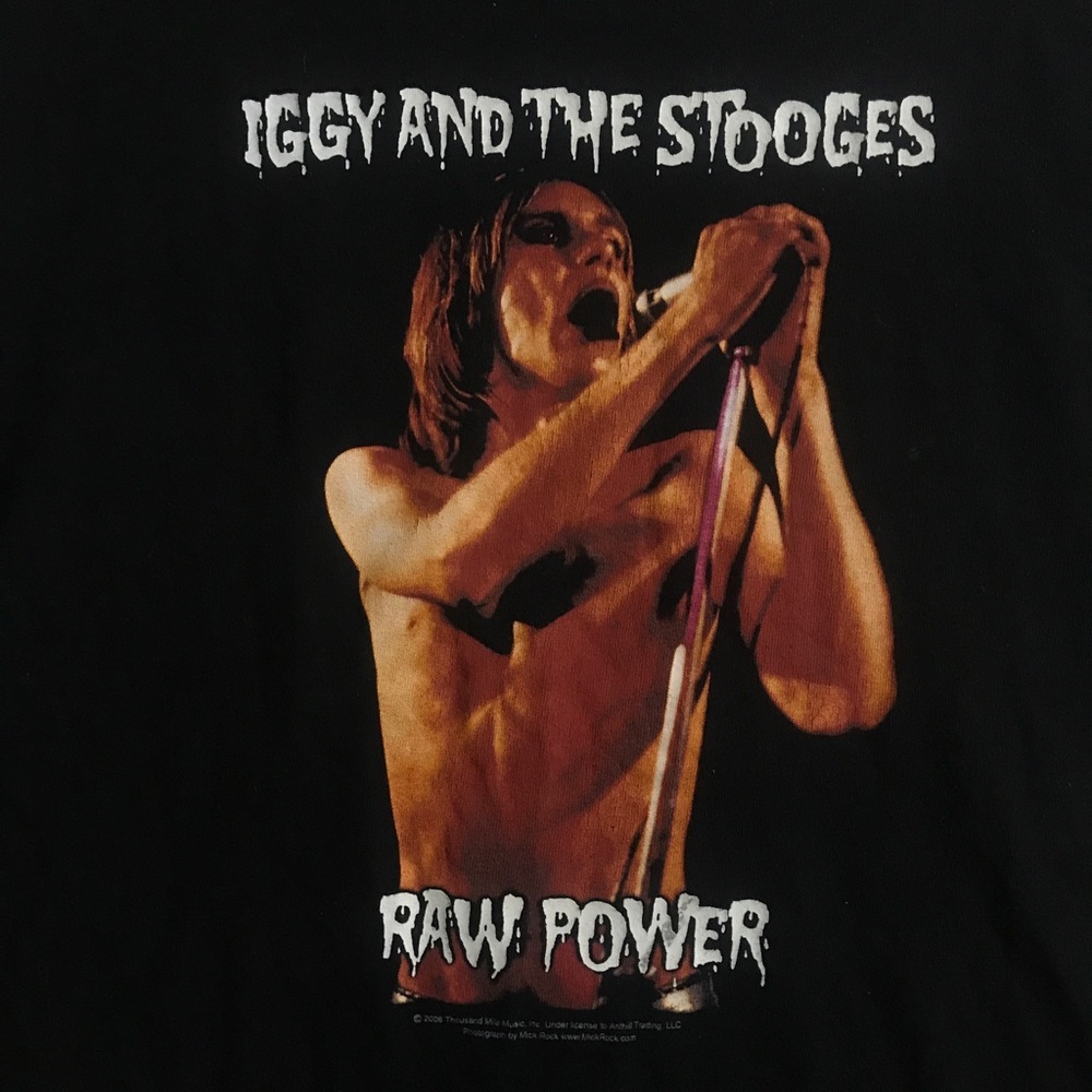 Iggy Pop and the Stooges Raw Power shirt